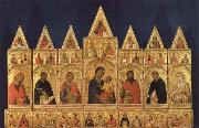 Simone Martini Madonna with Child and Saints Spain oil painting artist